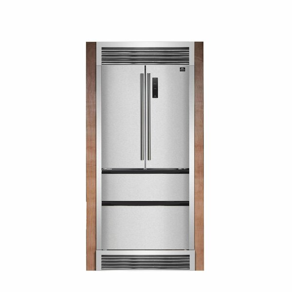 Forno Bovino 37In. French Door Stainless Steel Refrigerator Decorative Grill FFFFD1907-37SG